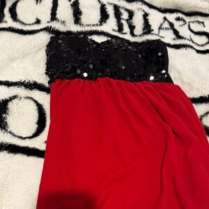 Cute Bling red strapless